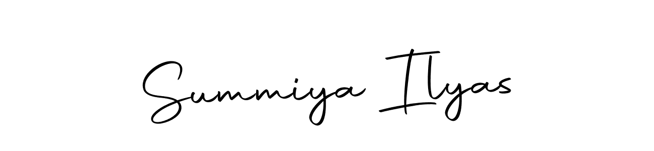 You should practise on your own different ways (Autography-DOLnW) to write your name (Summiya Ilyas) in signature. don't let someone else do it for you. Summiya Ilyas signature style 10 images and pictures png