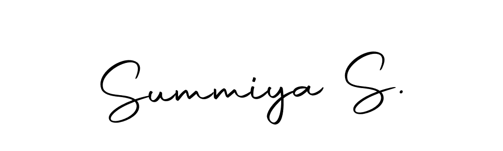 Once you've used our free online signature maker to create your best signature Autography-DOLnW style, it's time to enjoy all of the benefits that Summiya S. name signing documents. Summiya S. signature style 10 images and pictures png