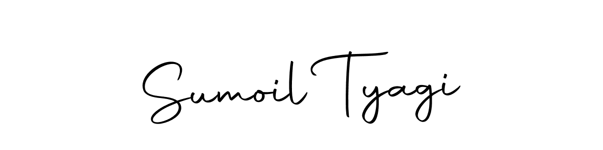 You should practise on your own different ways (Autography-DOLnW) to write your name (Sumoil Tyagi) in signature. don't let someone else do it for you. Sumoil Tyagi signature style 10 images and pictures png