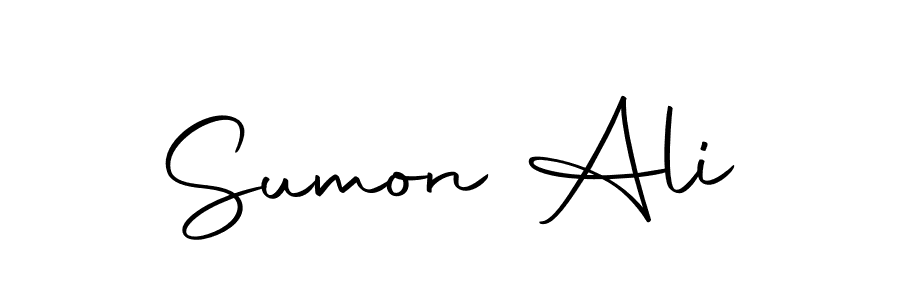 Create a beautiful signature design for name Sumon Ali. With this signature (Autography-DOLnW) fonts, you can make a handwritten signature for free. Sumon Ali signature style 10 images and pictures png