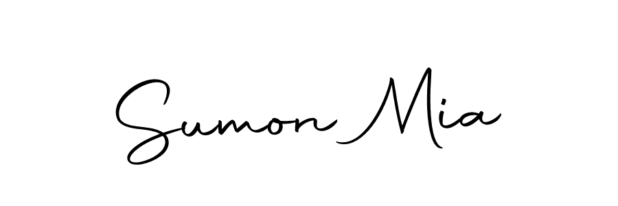 How to make Sumon Mia signature? Autography-DOLnW is a professional autograph style. Create handwritten signature for Sumon Mia name. Sumon Mia signature style 10 images and pictures png