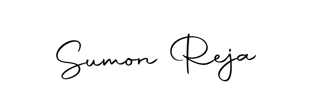 Design your own signature with our free online signature maker. With this signature software, you can create a handwritten (Autography-DOLnW) signature for name Sumon Reja. Sumon Reja signature style 10 images and pictures png