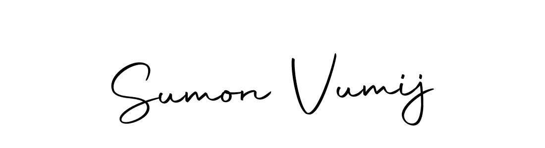 You can use this online signature creator to create a handwritten signature for the name Sumon Vumij. This is the best online autograph maker. Sumon Vumij signature style 10 images and pictures png