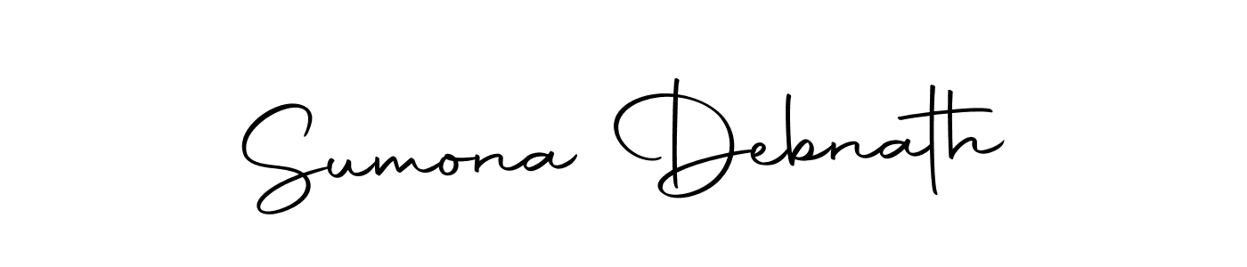 How to make Sumona Debnath name signature. Use Autography-DOLnW style for creating short signs online. This is the latest handwritten sign. Sumona Debnath signature style 10 images and pictures png