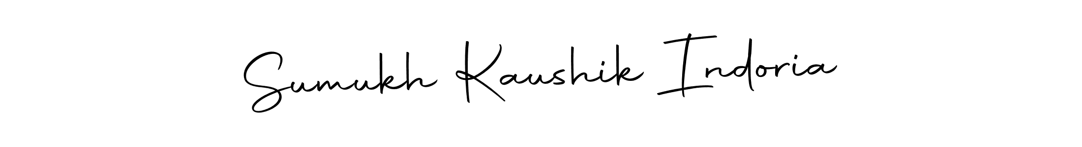 Also we have Sumukh Kaushik Indoria name is the best signature style. Create professional handwritten signature collection using Autography-DOLnW autograph style. Sumukh Kaushik Indoria signature style 10 images and pictures png