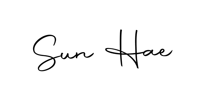 Sun Hae stylish signature style. Best Handwritten Sign (Autography-DOLnW) for my name. Handwritten Signature Collection Ideas for my name Sun Hae. Sun Hae signature style 10 images and pictures png