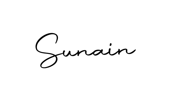 Make a beautiful signature design for name Sunain. Use this online signature maker to create a handwritten signature for free. Sunain signature style 10 images and pictures png