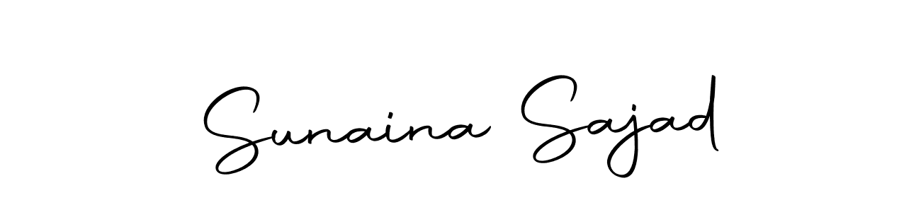 Make a beautiful signature design for name Sunaina Sajad. Use this online signature maker to create a handwritten signature for free. Sunaina Sajad signature style 10 images and pictures png