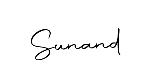 Also we have Sunand name is the best signature style. Create professional handwritten signature collection using Autography-DOLnW autograph style. Sunand signature style 10 images and pictures png