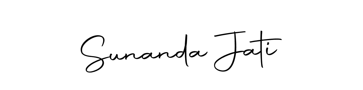 How to make Sunanda Jati signature? Autography-DOLnW is a professional autograph style. Create handwritten signature for Sunanda Jati name. Sunanda Jati signature style 10 images and pictures png