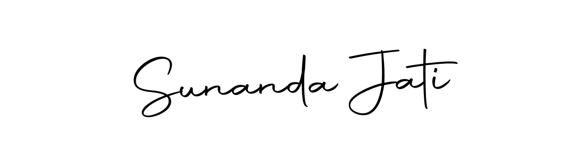 Once you've used our free online signature maker to create your best signature Autography-DOLnW style, it's time to enjoy all of the benefits that Sunanda Jati name signing documents. Sunanda Jati signature style 10 images and pictures png