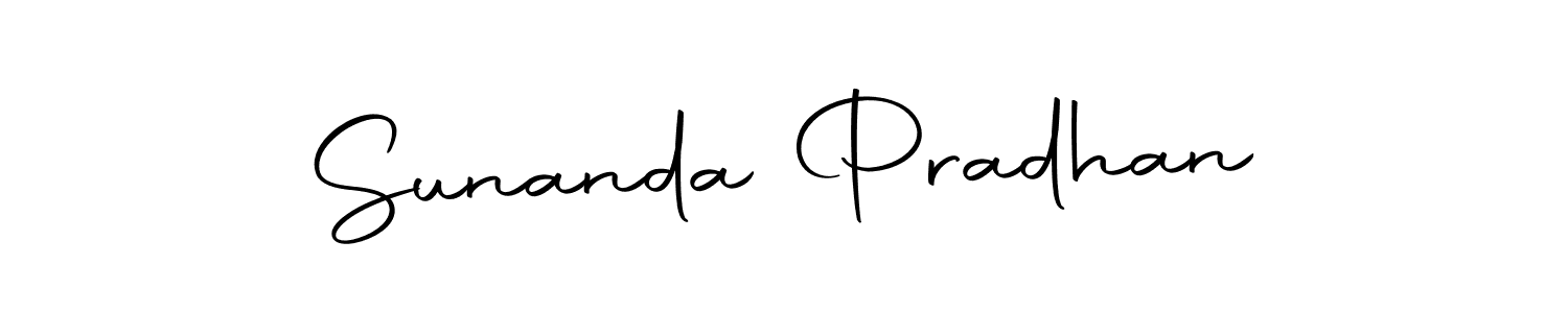 The best way (Autography-DOLnW) to make a short signature is to pick only two or three words in your name. The name Sunanda Pradhan include a total of six letters. For converting this name. Sunanda Pradhan signature style 10 images and pictures png