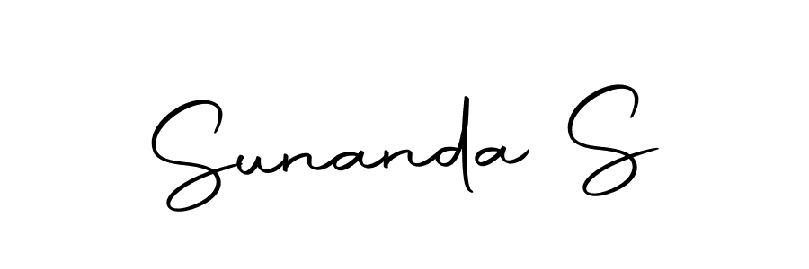 How to make Sunanda S signature? Autography-DOLnW is a professional autograph style. Create handwritten signature for Sunanda S name. Sunanda S signature style 10 images and pictures png