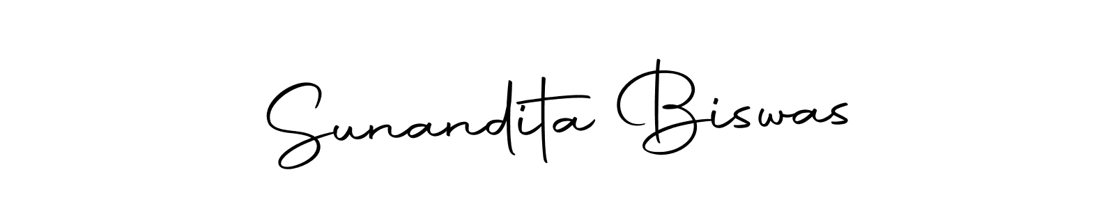 How to make Sunandita Biswas signature? Autography-DOLnW is a professional autograph style. Create handwritten signature for Sunandita Biswas name. Sunandita Biswas signature style 10 images and pictures png