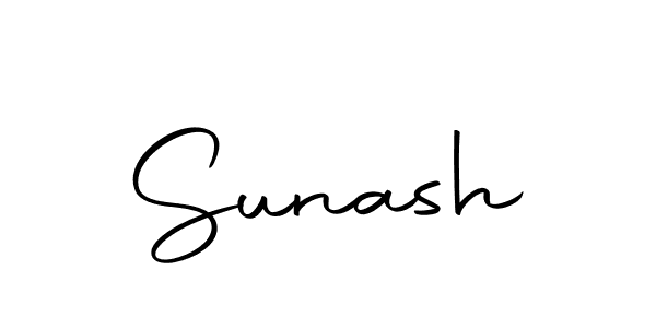 The best way (Autography-DOLnW) to make a short signature is to pick only two or three words in your name. The name Sunash include a total of six letters. For converting this name. Sunash signature style 10 images and pictures png