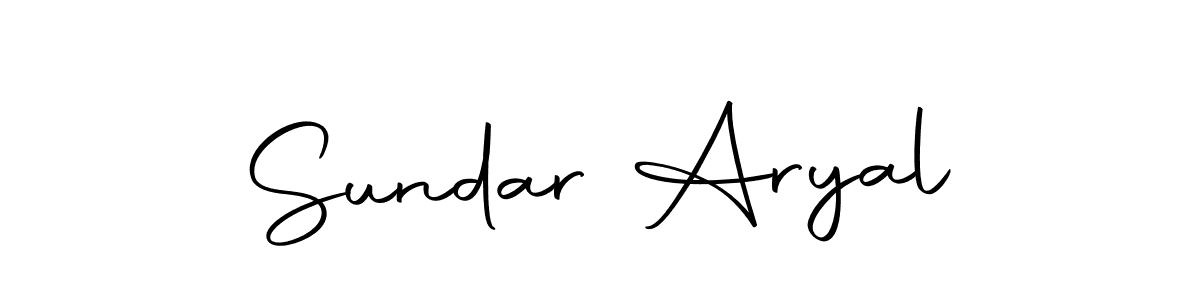 Autography-DOLnW is a professional signature style that is perfect for those who want to add a touch of class to their signature. It is also a great choice for those who want to make their signature more unique. Get Sundar Aryal name to fancy signature for free. Sundar Aryal signature style 10 images and pictures png