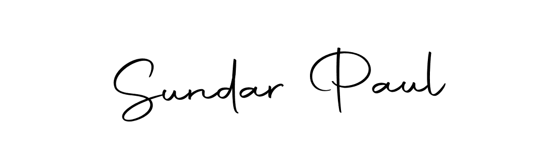 Make a beautiful signature design for name Sundar Paul. With this signature (Autography-DOLnW) style, you can create a handwritten signature for free. Sundar Paul signature style 10 images and pictures png