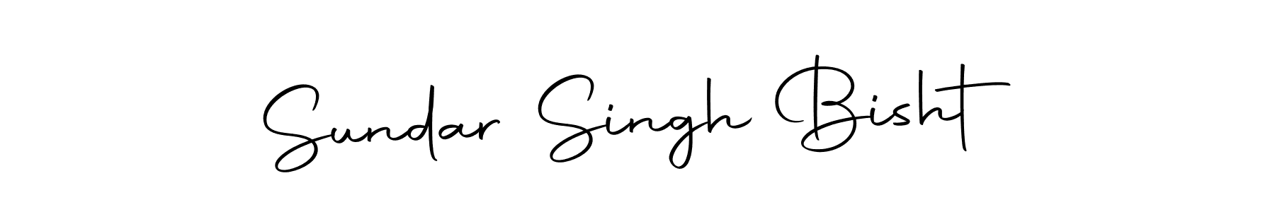 Create a beautiful signature design for name Sundar Singh Bisht. With this signature (Autography-DOLnW) fonts, you can make a handwritten signature for free. Sundar Singh Bisht signature style 10 images and pictures png