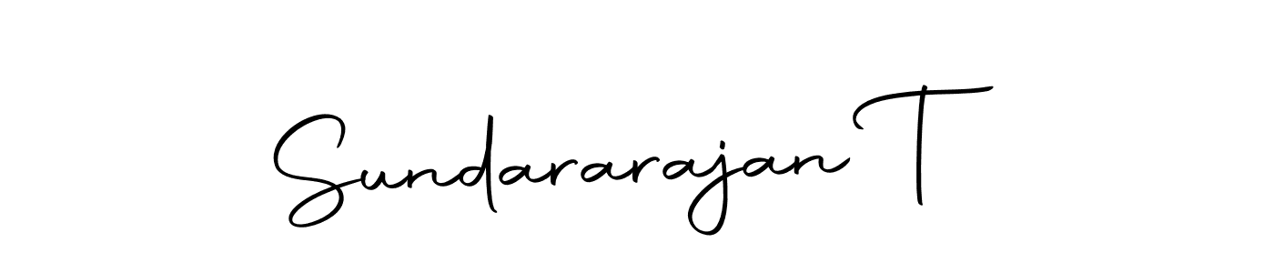Use a signature maker to create a handwritten signature online. With this signature software, you can design (Autography-DOLnW) your own signature for name Sundararajan T. Sundararajan T signature style 10 images and pictures png