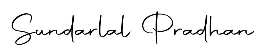 Designed for modern professionals: Sundarlal Pradhan name signature crafted with Autography-DOLnW script. Ready for digital PDF workflows. Sundarlal Pradhan signature style 10 images and pictures png