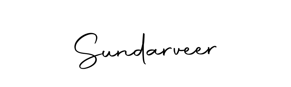 How to make Sundarveer name signature. Use Autography-DOLnW style for creating short signs online. This is the latest handwritten sign. Sundarveer signature style 10 images and pictures png