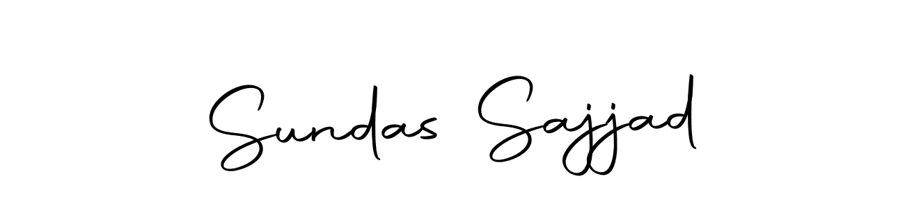 How to make Sundas Sajjad signature? Autography-DOLnW is a professional autograph style. Create handwritten signature for Sundas Sajjad name. Sundas Sajjad signature style 10 images and pictures png