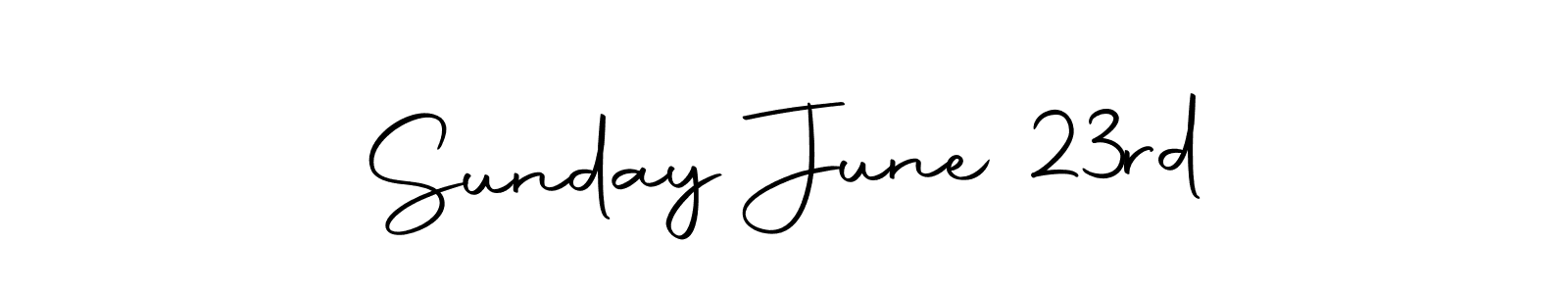 Make a beautiful signature design for name Sunday June 23rd. Use this online signature maker to create a handwritten signature for free. Sunday June 23rd signature style 10 images and pictures png