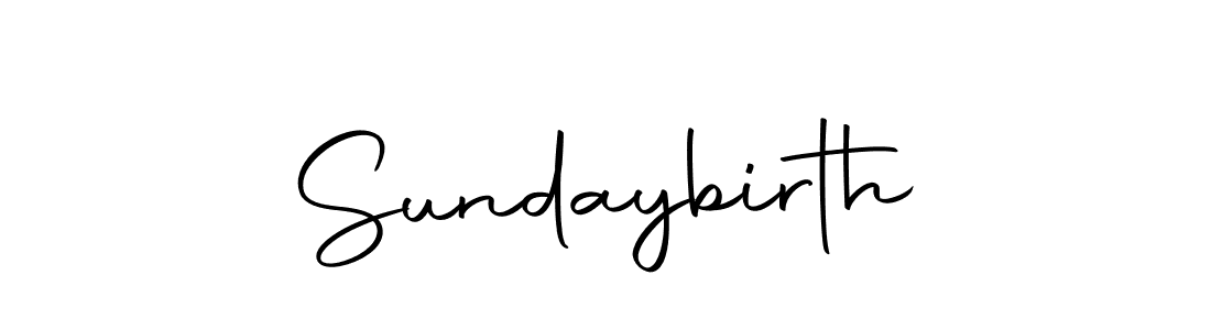 Use a signature maker to create a handwritten signature online. With this signature software, you can design (Autography-DOLnW) your own signature for name Sundaybirth. Sundaybirth signature style 10 images and pictures png