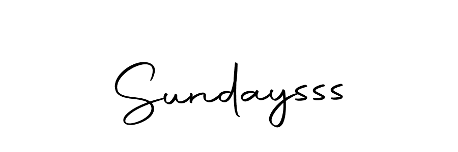 Sundaysss stylish signature style. Best Handwritten Sign (Autography-DOLnW) for my name. Handwritten Signature Collection Ideas for my name Sundaysss. Sundaysss signature style 10 images and pictures png