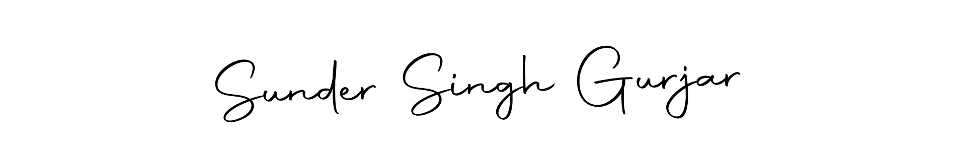 Autography-DOLnW is a professional signature style that is perfect for those who want to add a touch of class to their signature. It is also a great choice for those who want to make their signature more unique. Get Sunder Singh Gurjar name to fancy signature for free. Sunder Singh Gurjar signature style 10 images and pictures png