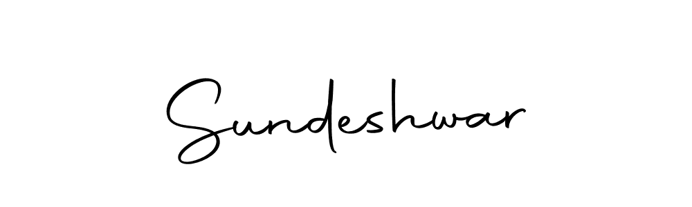 Design your own signature with our free online signature maker. With this signature software, you can create a handwritten (Autography-DOLnW) signature for name Sundeshwar. Sundeshwar signature style 10 images and pictures png