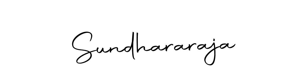Create a beautiful signature design for name Sundhararaja. With this signature (Autography-DOLnW) fonts, you can make a handwritten signature for free. Sundhararaja signature style 10 images and pictures png
