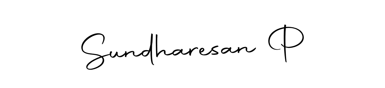 Create a beautiful signature design for name Sundharesan P. With this signature (Autography-DOLnW) fonts, you can make a handwritten signature for free. Sundharesan P signature style 10 images and pictures png