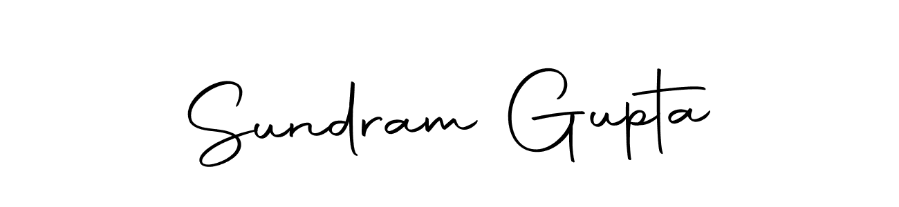 Sundram Gupta stylish signature style. Best Handwritten Sign (Autography-DOLnW) for my name. Handwritten Signature Collection Ideas for my name Sundram Gupta. Sundram Gupta signature style 10 images and pictures png