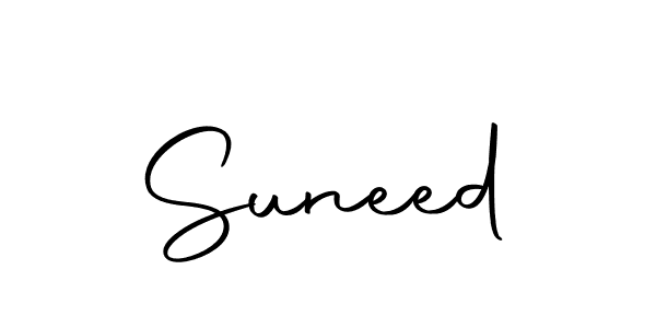 Create a beautiful signature design for name Suneed. With this signature (Autography-DOLnW) fonts, you can make a handwritten signature for free. Suneed signature style 10 images and pictures png