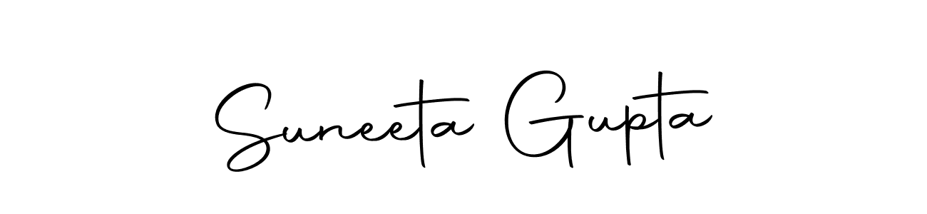 Also we have Suneeta Gupta name is the best signature style. Create professional handwritten signature collection using Autography-DOLnW autograph style. Suneeta Gupta signature style 10 images and pictures png