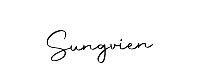 Create a beautiful signature design for name Sungvien. With this signature (Autography-DOLnW) fonts, you can make a handwritten signature for free. Sungvien signature style 10 images and pictures png