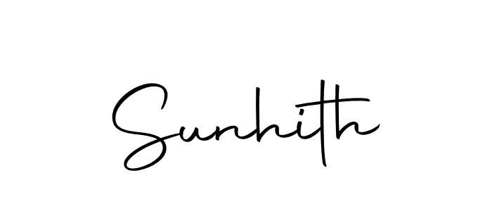 The best way (Autography-DOLnW) to make a short signature is to pick only two or three words in your name. The name Sunhith include a total of six letters. For converting this name. Sunhith signature style 10 images and pictures png