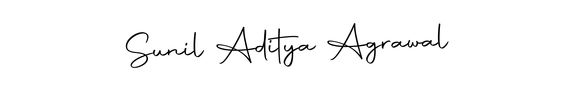 Sunil Aditya Agrawal stylish signature style. Best Handwritten Sign (Autography-DOLnW) for my name. Handwritten Signature Collection Ideas for my name Sunil Aditya Agrawal. Sunil Aditya Agrawal signature style 10 images and pictures png