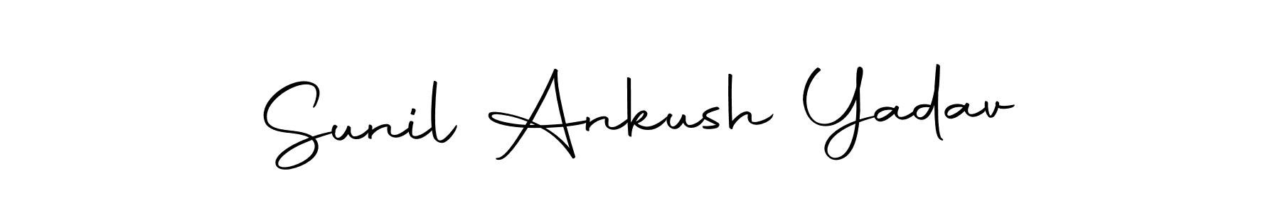 Use a signature maker to create a handwritten signature online. With this signature software, you can design (Autography-DOLnW) your own signature for name Sunil Ankush Yadav. Sunil Ankush Yadav signature style 10 images and pictures png