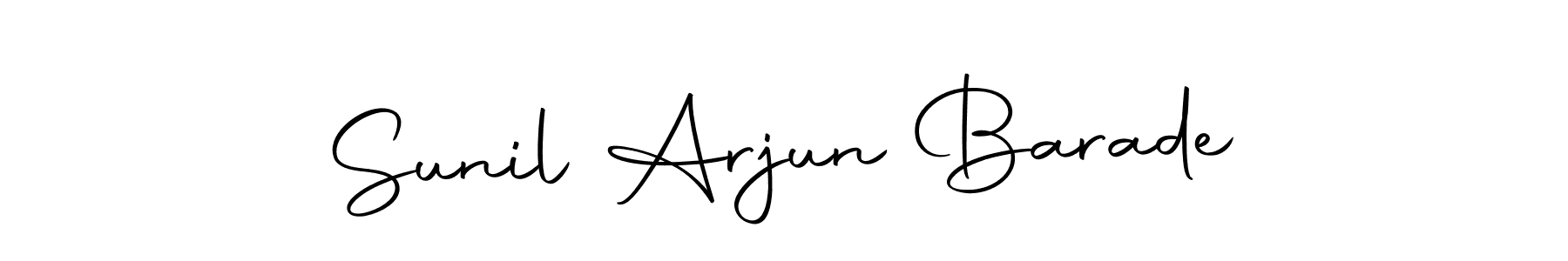 Similarly Autography-DOLnW is the best handwritten signature design. Signature creator online .You can use it as an online autograph creator for name Sunil Arjun Barade. Sunil Arjun Barade signature style 10 images and pictures png