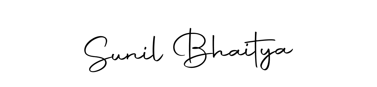 Design your own signature with our free online signature maker. With this signature software, you can create a handwritten (Autography-DOLnW) signature for name Sunil Bhaitya. Sunil Bhaitya signature style 10 images and pictures png