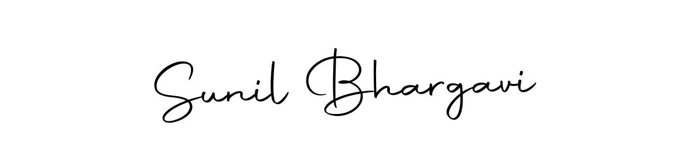 How to make Sunil Bhargavi signature? Autography-DOLnW is a professional autograph style. Create handwritten signature for Sunil Bhargavi name. Sunil Bhargavi signature style 10 images and pictures png