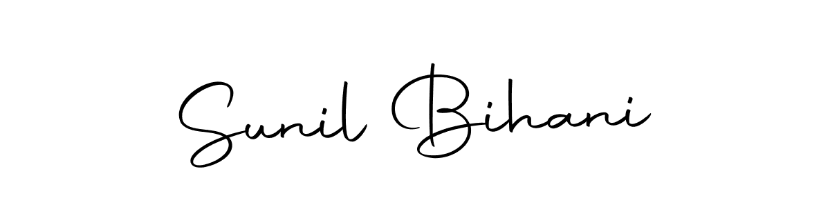 Once you've used our free online signature maker to create your best signature Autography-DOLnW style, it's time to enjoy all of the benefits that Sunil Bihani name signing documents. Sunil Bihani signature style 10 images and pictures png