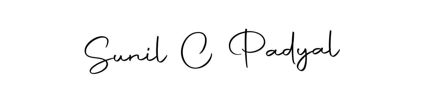 Create a beautiful signature design for name Sunil C Padyal. With this signature (Autography-DOLnW) fonts, you can make a handwritten signature for free. Sunil C Padyal signature style 10 images and pictures png