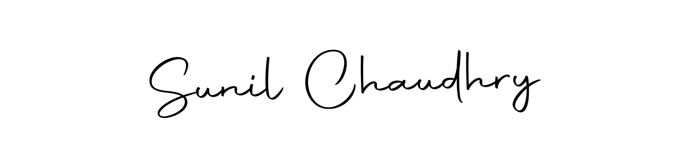 Also we have Sunil Chaudhry name is the best signature style. Create professional handwritten signature collection using Autography-DOLnW autograph style. Sunil Chaudhry signature style 10 images and pictures png