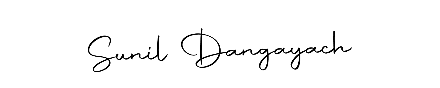 Also we have Sunil Dangayach name is the best signature style. Create professional handwritten signature collection using Autography-DOLnW autograph style. Sunil Dangayach signature style 10 images and pictures png