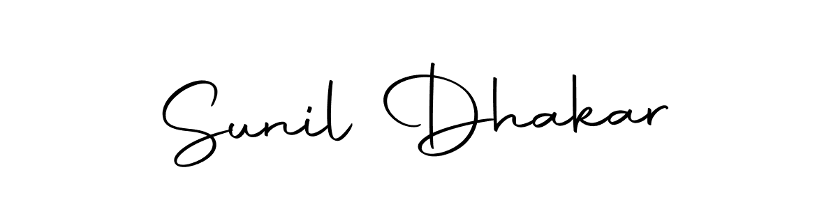 Create a beautiful signature design for name Sunil Dhakar. With this signature (Autography-DOLnW) fonts, you can make a handwritten signature for free. Sunil Dhakar signature style 10 images and pictures png