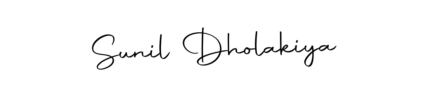 How to make Sunil Dholakiya signature? Autography-DOLnW is a professional autograph style. Create handwritten signature for Sunil Dholakiya name. Sunil Dholakiya signature style 10 images and pictures png