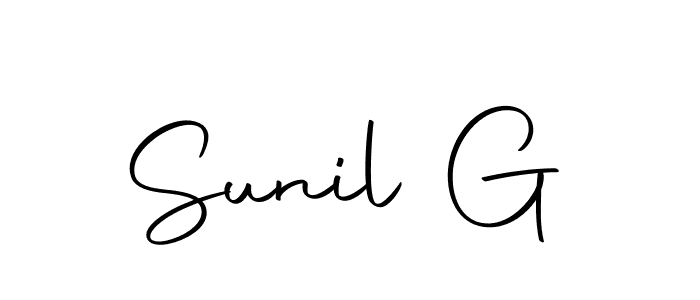 You should practise on your own different ways (Autography-DOLnW) to write your name (Sunil G) in signature. don't let someone else do it for you. Sunil G signature style 10 images and pictures png